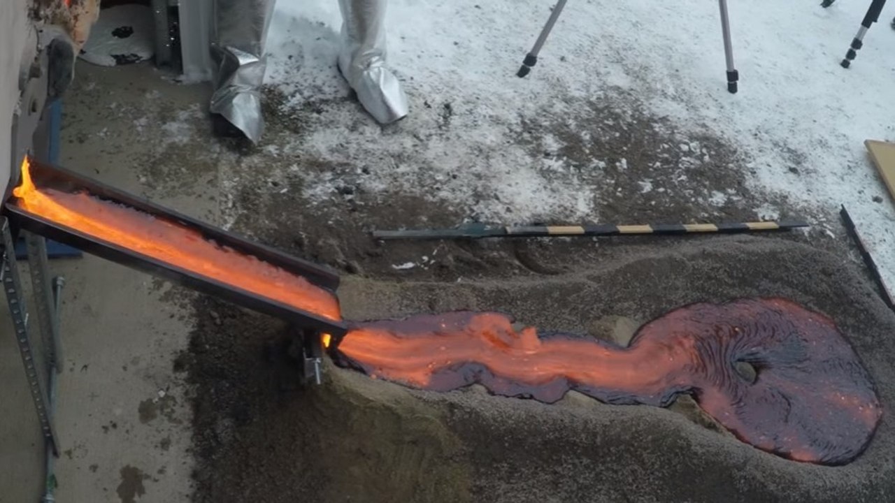 Des chercheurs fabriquent leur propre lave pour une expérience scientifique