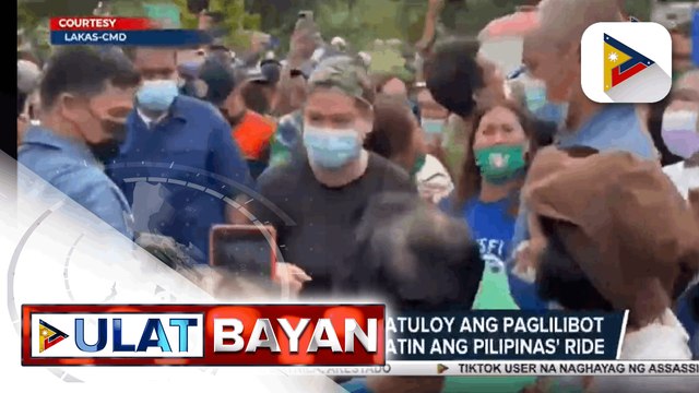 Dating Sen. Marcos, iginiit na nananatili silang matatag ng running mate na si Mayor Sara Duterte - Mga magsasaka, kasama sa prayoridad na maproteksyunan ni Manila Mayor Isko Moreno - VP Leni Robredo, suportado ng mga dating opisyal ng gabinete, AFP, a