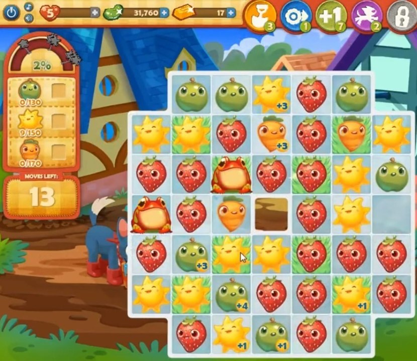 Farm Heroes Saga Level 696: Lösungen, Tipps und Tricks