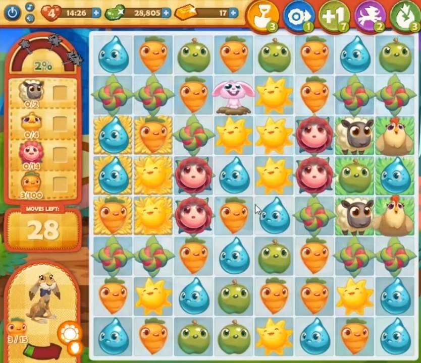 Farm Heroes Saga Level 705: Lösungen, Tipps und Tricks