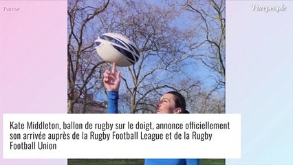 Kate Middleton éclipse officiellement Harry : un ballon de rugby sur le doigt, elle surprend