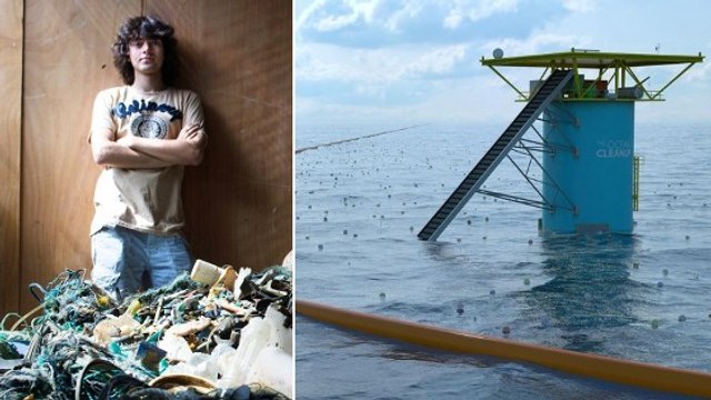 Boyan Slat, le Néerlandais qui veut nettoyer les océans, lance son premier test en mer du Nord