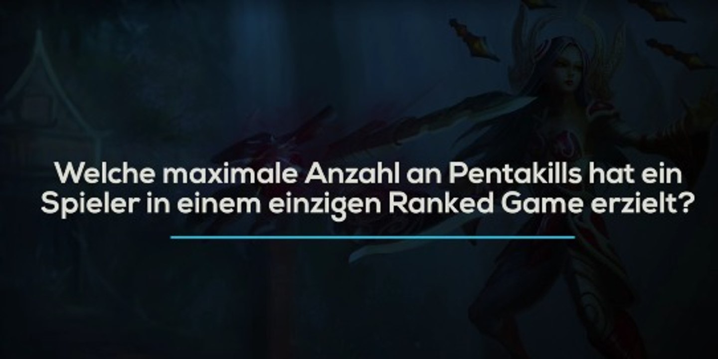 League of Legends: Was ist der Rekord für Pentakills in einer einzigen Ranked-Partie?