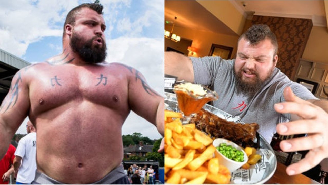 Eddie Hall: Schaut euch an, was einer der stärksten Männer der Welt jeden Tag isst