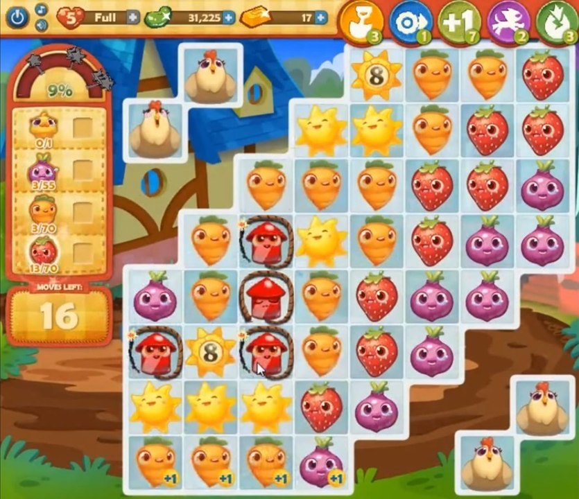 Farm Heroes Saga Level 703: Lösungen, Tipps und Tricks