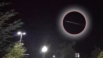 Une énorme boule de feu traverse le ciel de Las Vegas