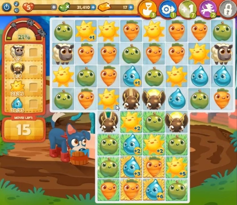 Farm Heroes Saga Level 699: Lösungen, Tipps und Tricks