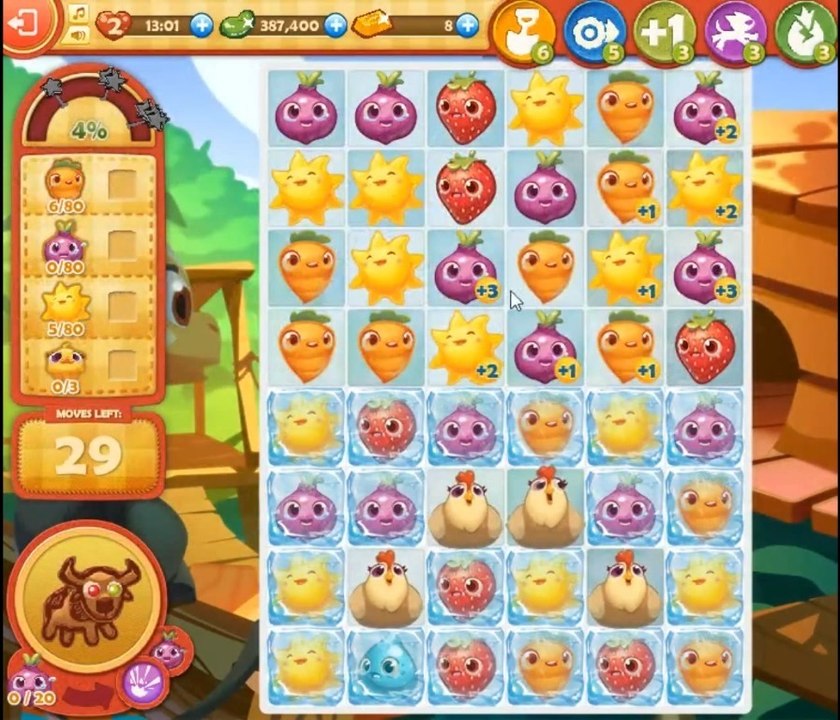 Farm Heroes Saga Level 838: Lösungen, Tipps und Tricks