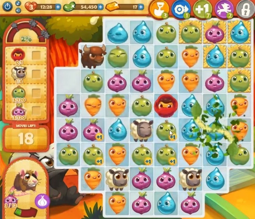 Farm Heroes Saga Level 723: Lösungen, Tipps und Tricks