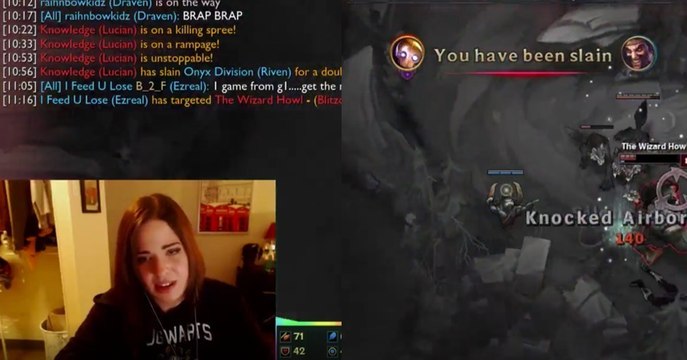 League of Legends: Gamerin feedet absichtlich während eines Live-Streams auf Twitch