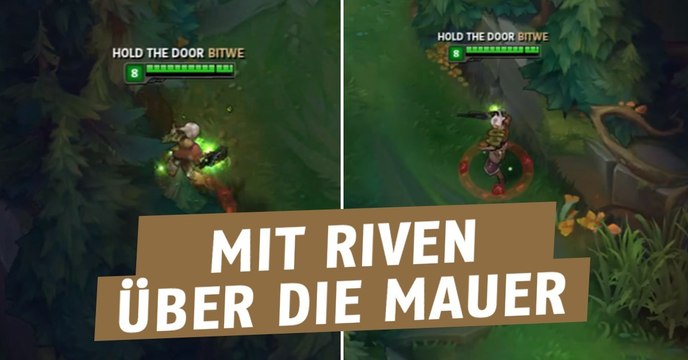 League of Legends: Mit diesen Tricks springt ihr mit Riven über die Mauern im Dschungel