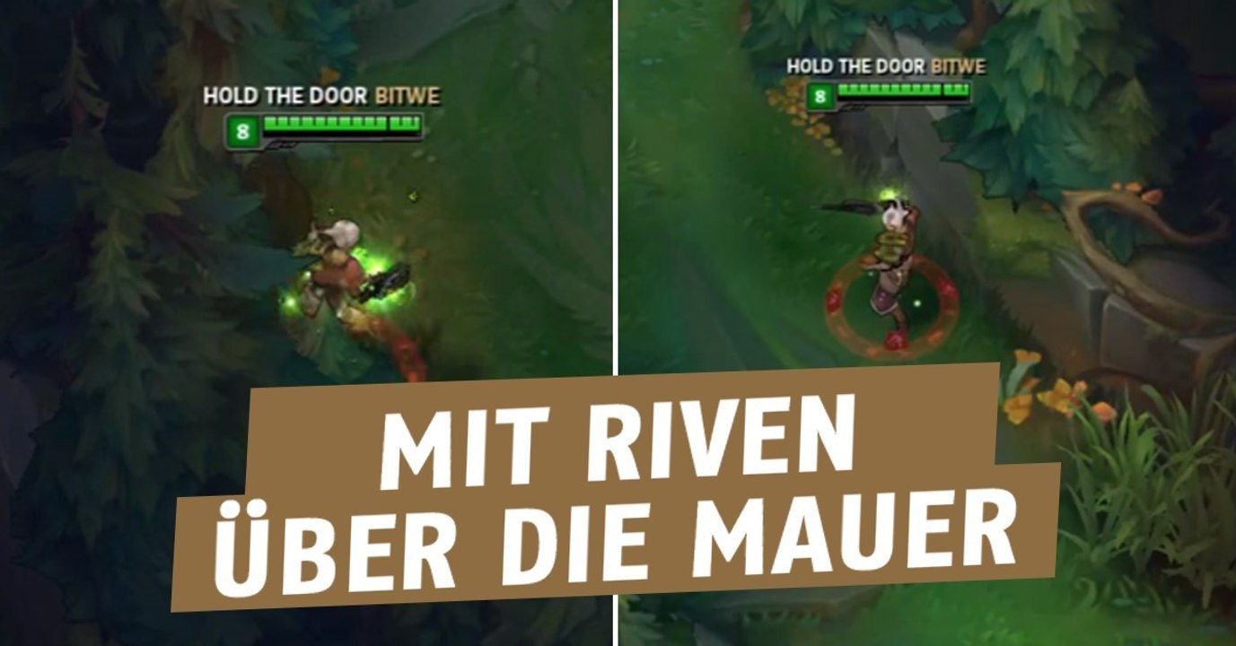 League of Legends: Mit diesen Tricks springt ihr mit Riven über die Mauern im Dschungel