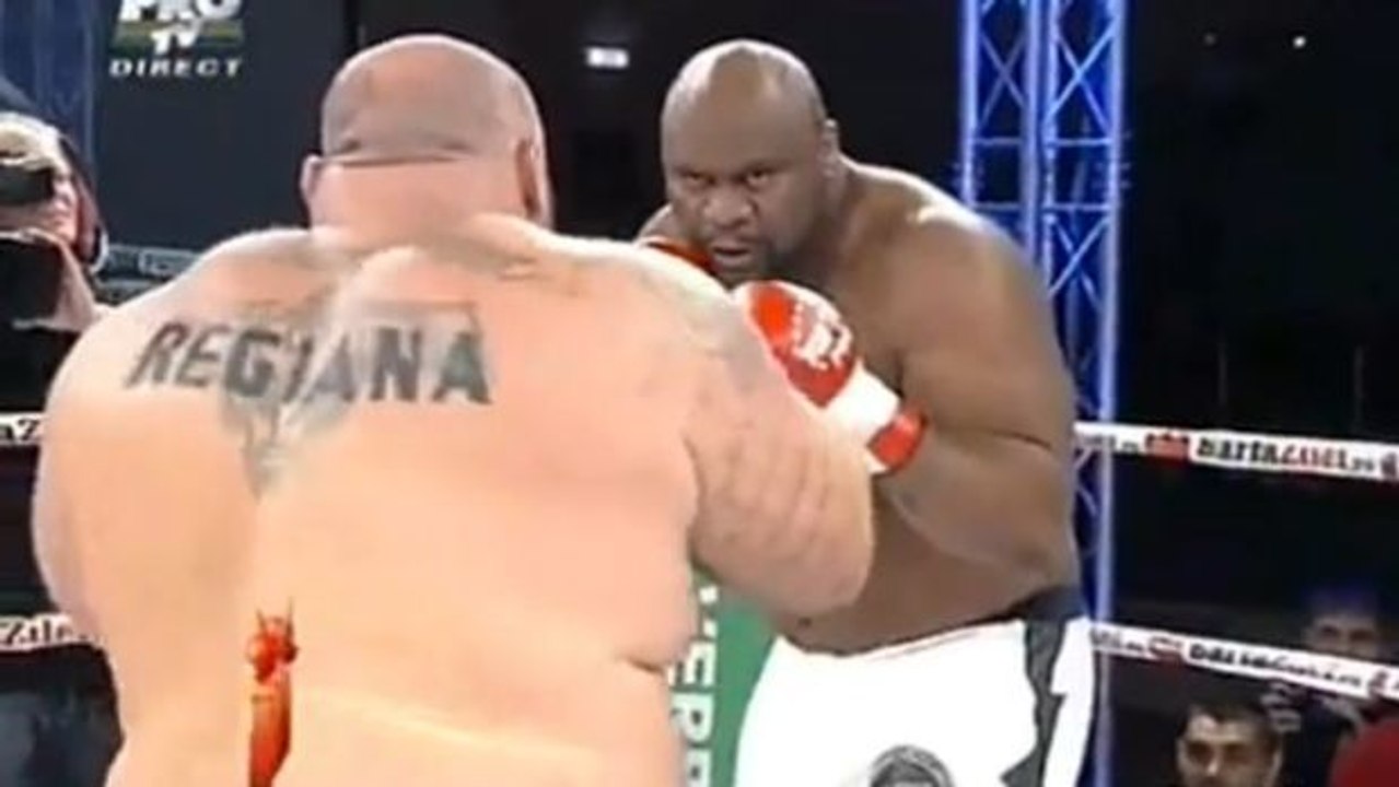 Alexandru Lungu und Bob Sapp: Das Zusammentreffen der massivsten Kämpfer, die es je gab