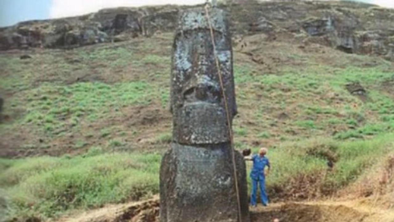 Die Körper der Steinköpfe auf der Osterinsel bergen ein Geheimnis