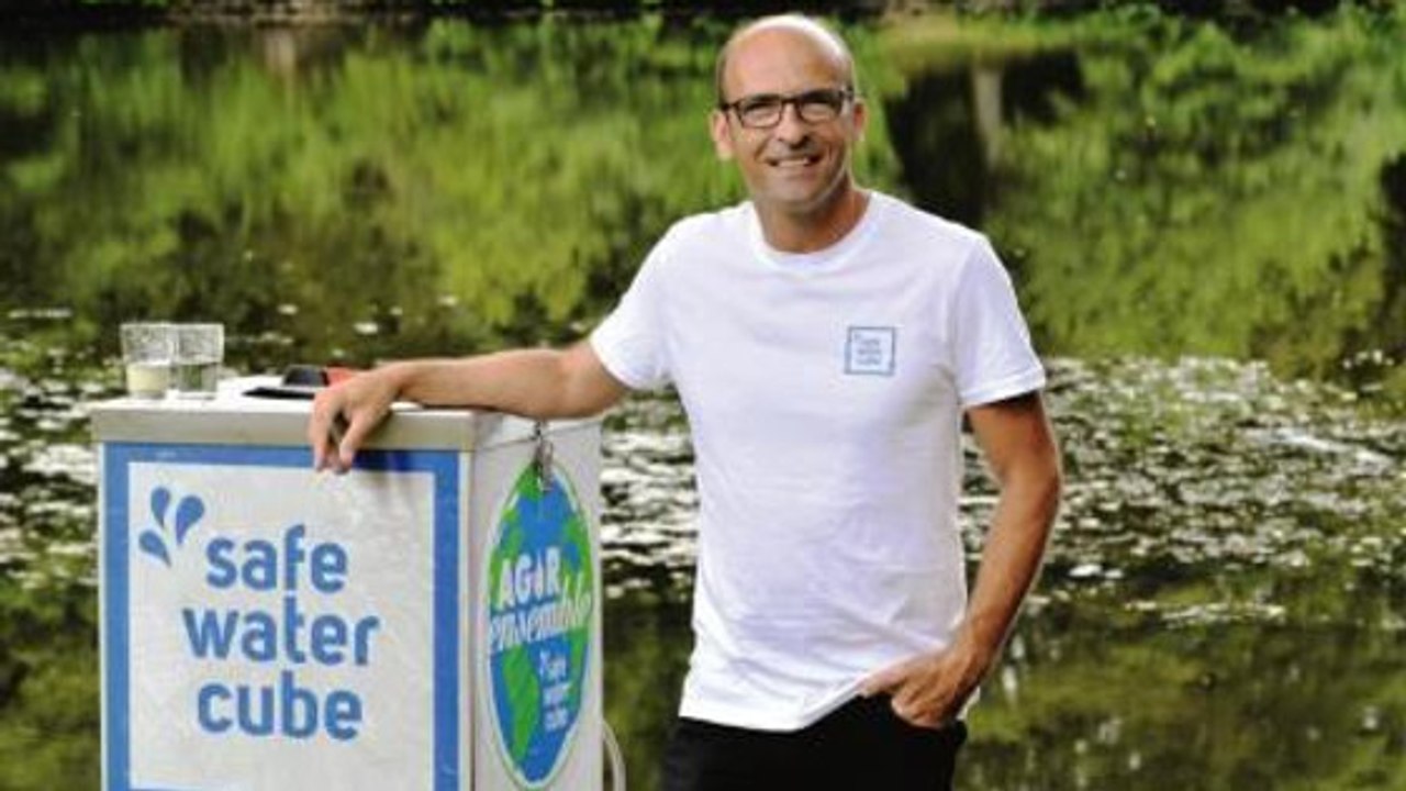 Safe Water Cube, l'innovante fontaine créée par un Nantais pour rendre l'eau potable