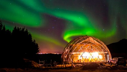 Nature House, cette incroyable maison construite sous un dôme géodésique en Norvège