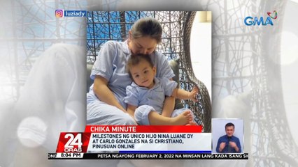 Milestones ng unico hijo nina Luane Dy at Carlo Gonzales na si Christiano, pinusuan online | 24 Oras