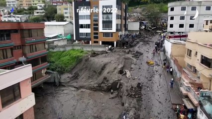 Equateur: recherche de disparus après une coulée de boue meurtrière