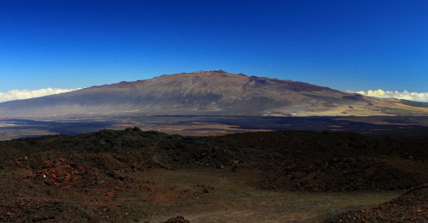 Le Mauna Kea, le plus haut volcan de l'archipel...