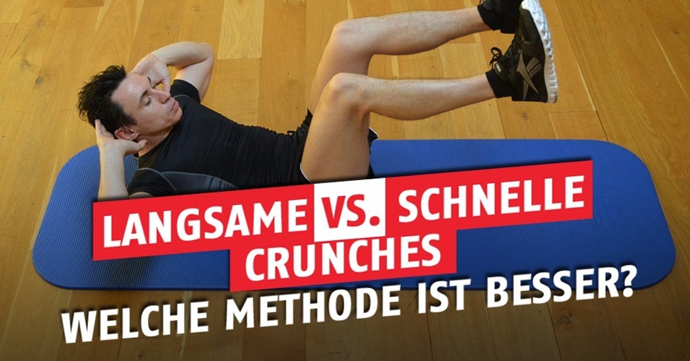Schnell oder langsam? Welche Geschwindigkeit ist besser, wenn ihr steinharte Bauchmuskeln wollt?