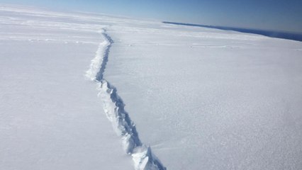 Une immense crevasse apparue en Antarctique laisse présager le pire pour la calotte glaciaire