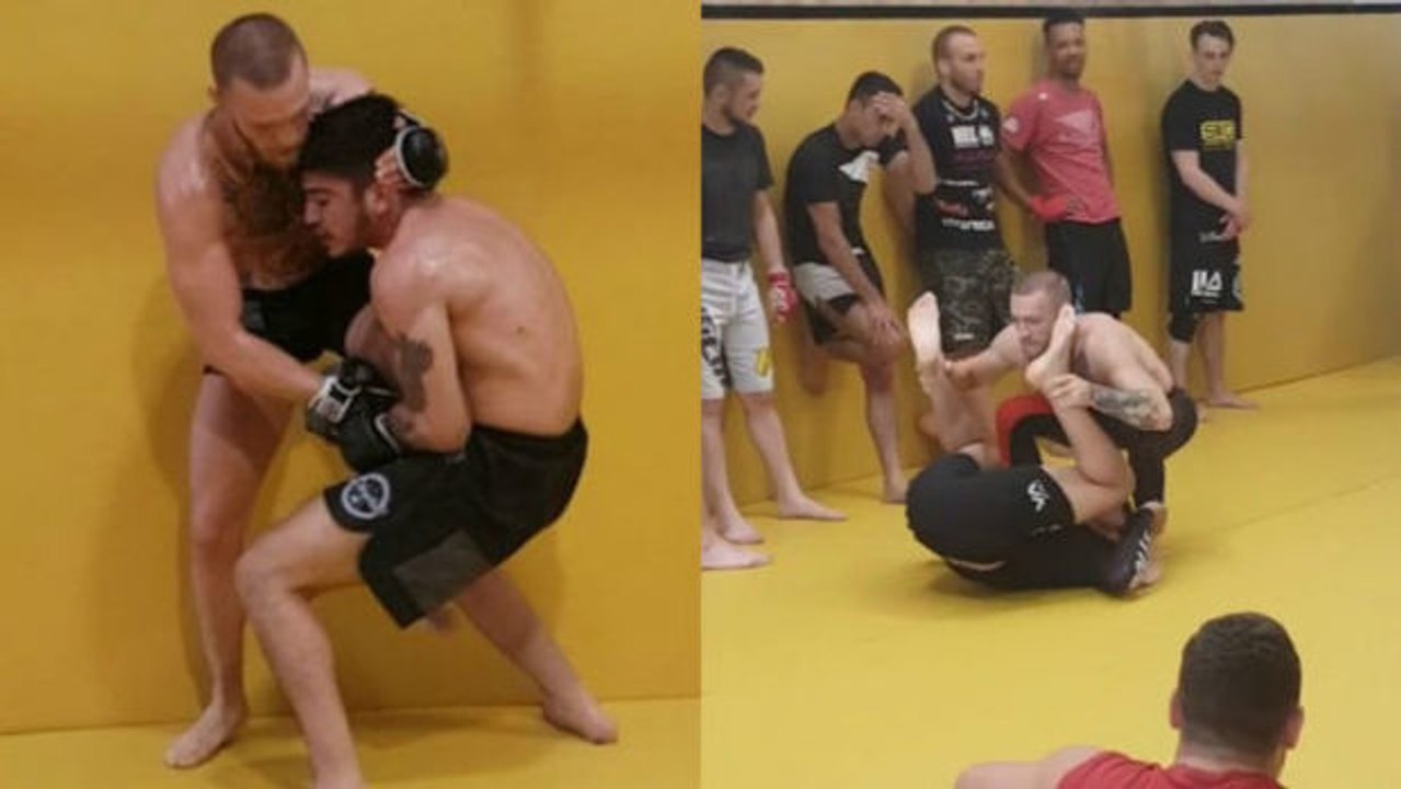 Conor McGregor trainiert mit einem Jiu Jitsu-Meister für den Kampf gegen Nate Diaz