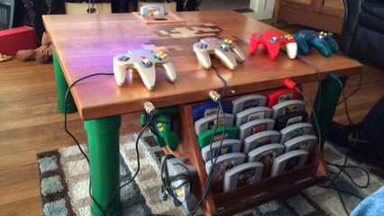 Cette table basse N64 personnalisée est le rêve de tout Retrogamer !