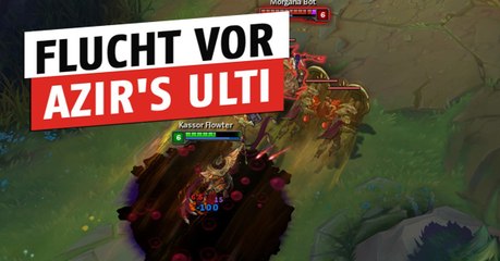 League of Legends: Kann man Azirs Ulti entkommen?