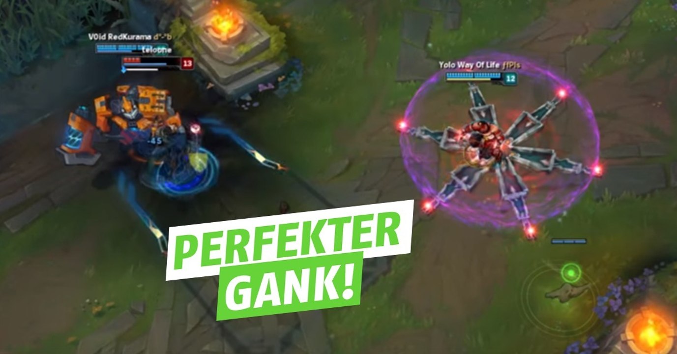 League of Legends: Perfekter Gank auf der SoloQ!