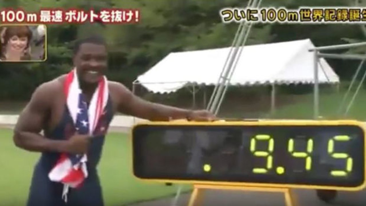 Justin Gatlin schlägt den Weltrekord über 100 Meter von Usain Bolt!