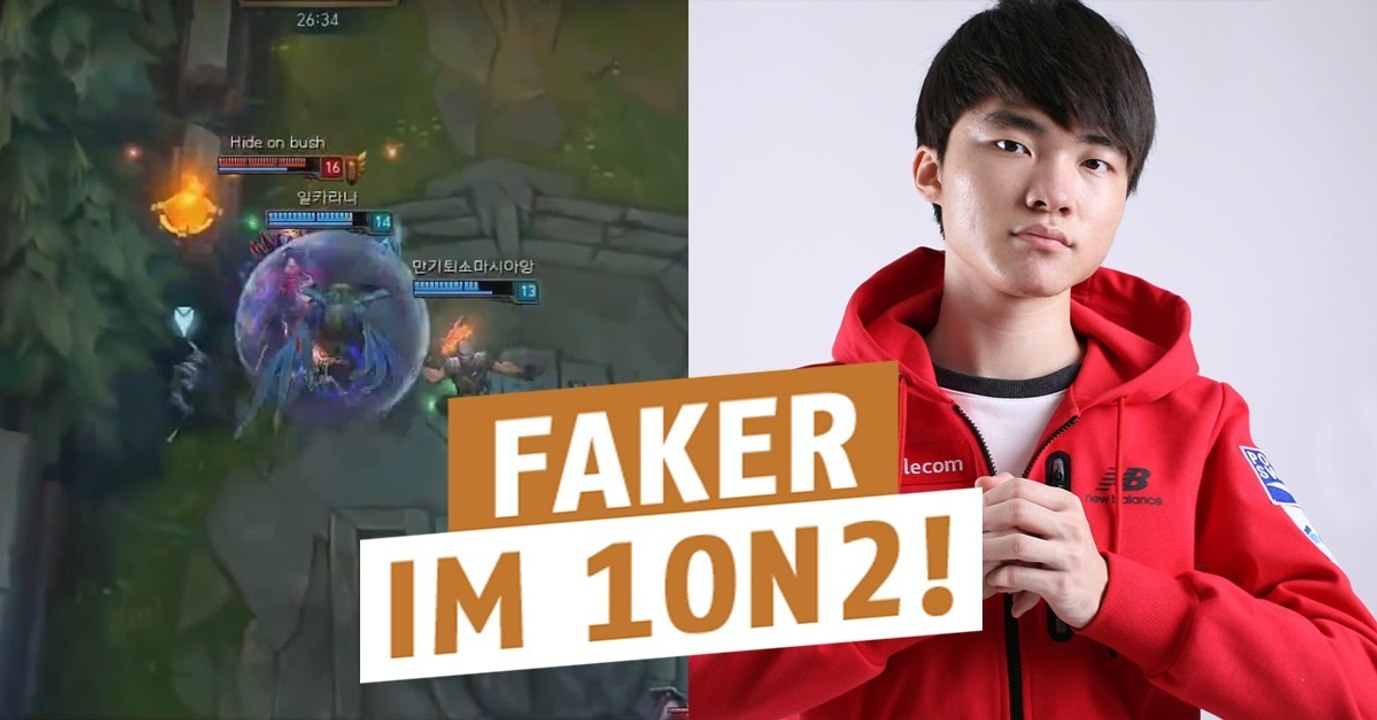 League of Legends: Faker zerstört seine Gegner im 1on2