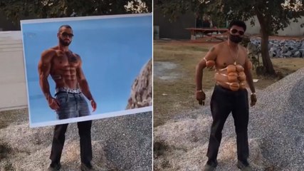 Ein Fan von Lazar Angelov hat eine Lösung gefunden, um so auszusehen wie er