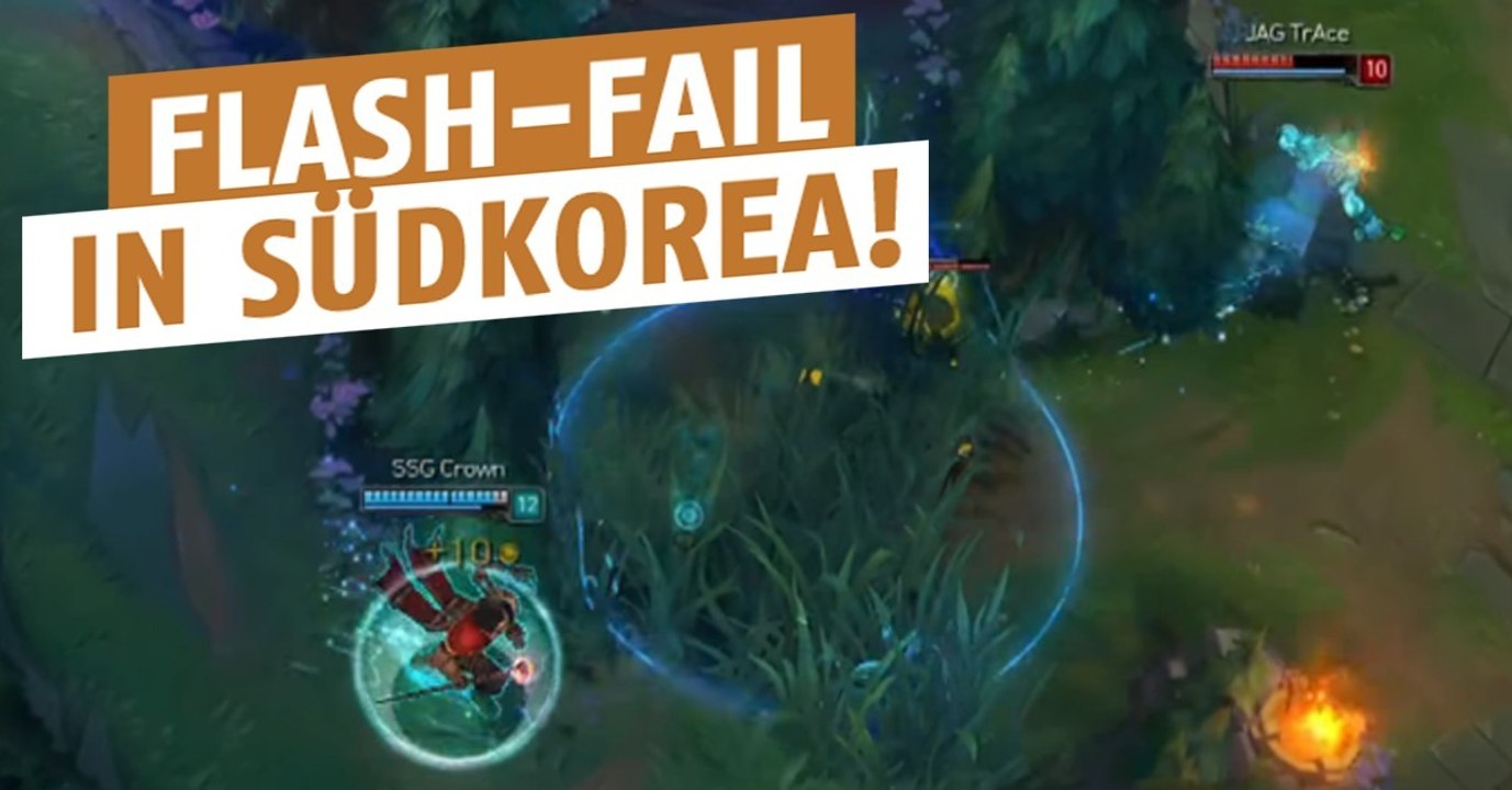 League of Legends: Südkoreaner haut seinen Flash bei den LCK voll daneben