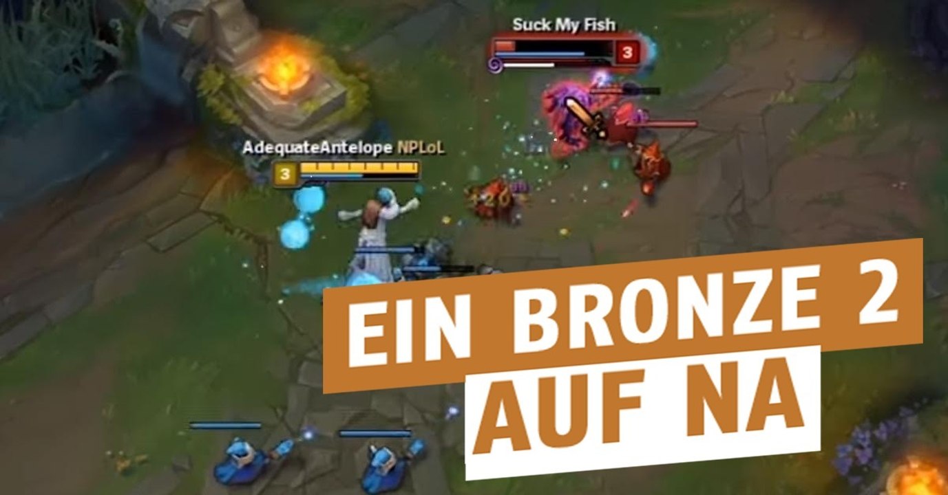 League of Legends: Seine schönsten Aktionen auf Bronze 2 im Mix