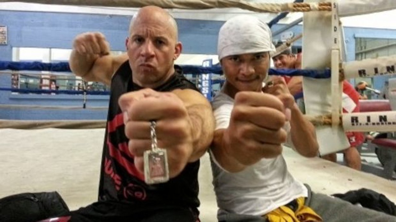 Vin diesel und tony jaa trainieren zusammen kampfsport