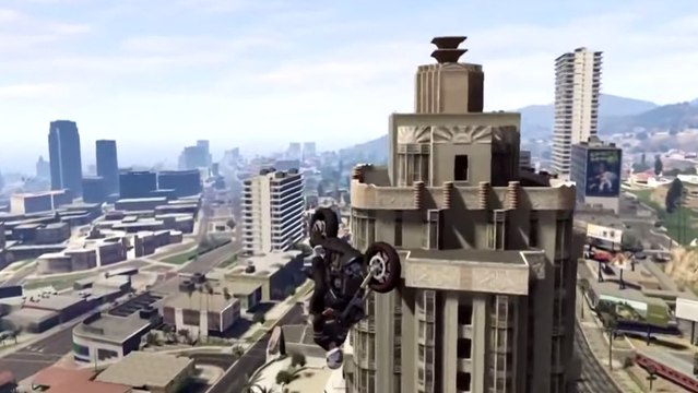 GTA 5 : un joueur réalise des cascades épiques en moto