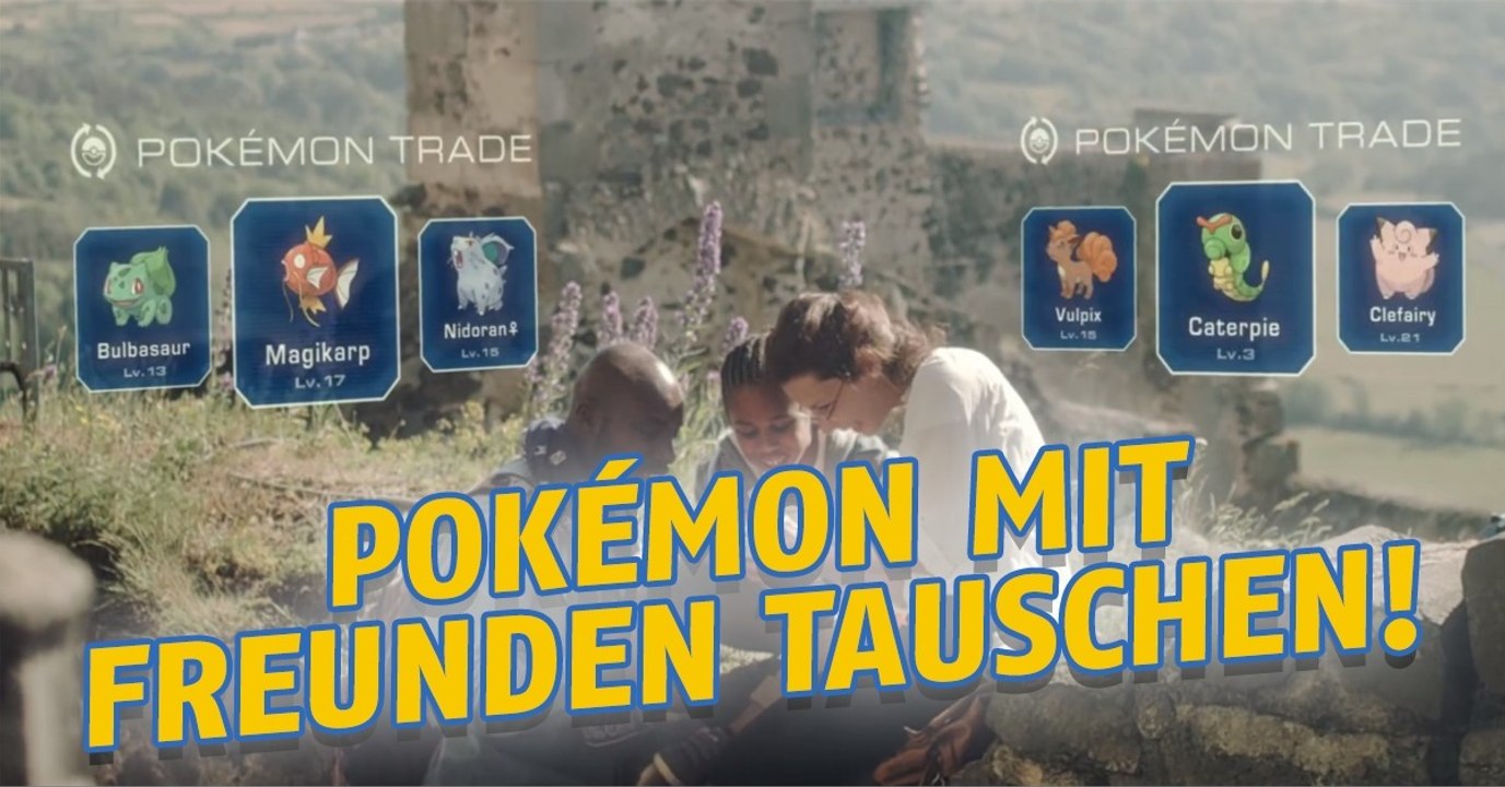 Pokémon GO: Bald könnt ihr eure Pokémon mit anderen Spielern tauschen