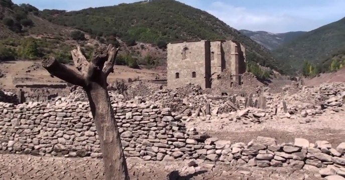 Un village espagnol disparu depuis 60 ans ressurgit à cause de la sécheresse