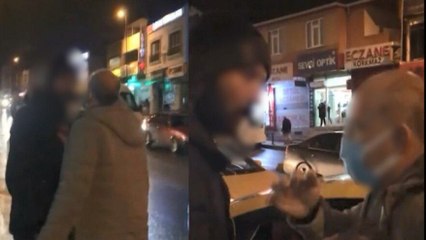 Yolcu indiren taksiciden para isteyince tartışma çıktı