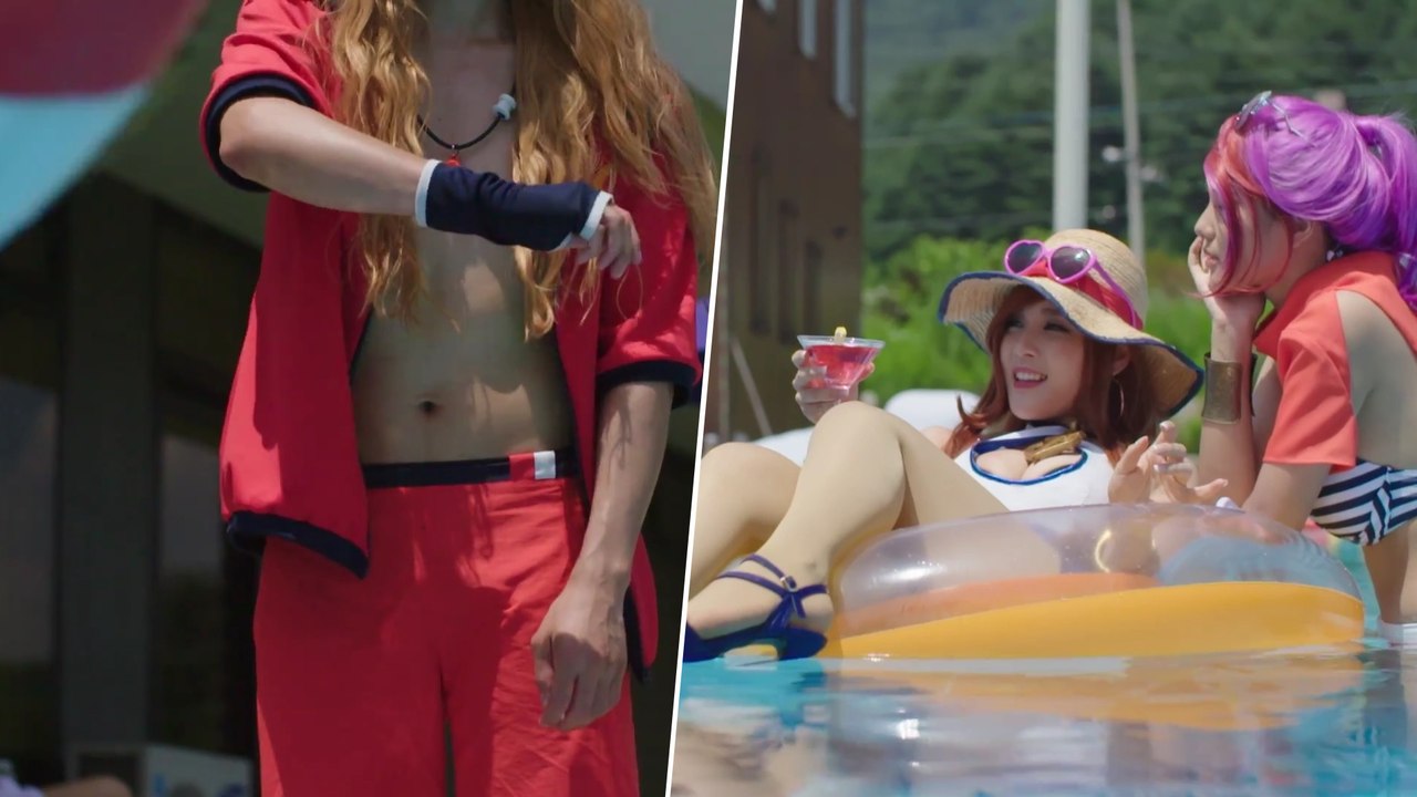 League of Legends: Verrückter koreanischer Trailer für die Pool-Party-Skins