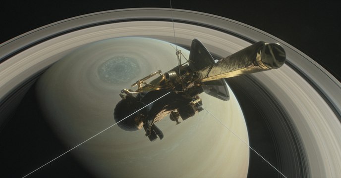 Après 13 ans d'exploration, la sonde spatiale Cassini va réaliser son plongeon final vers Saturne