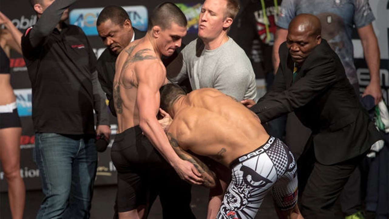MMA-Kämpfer greift beim Wiegen einen Taekwondo-Experten an und blamiert sich