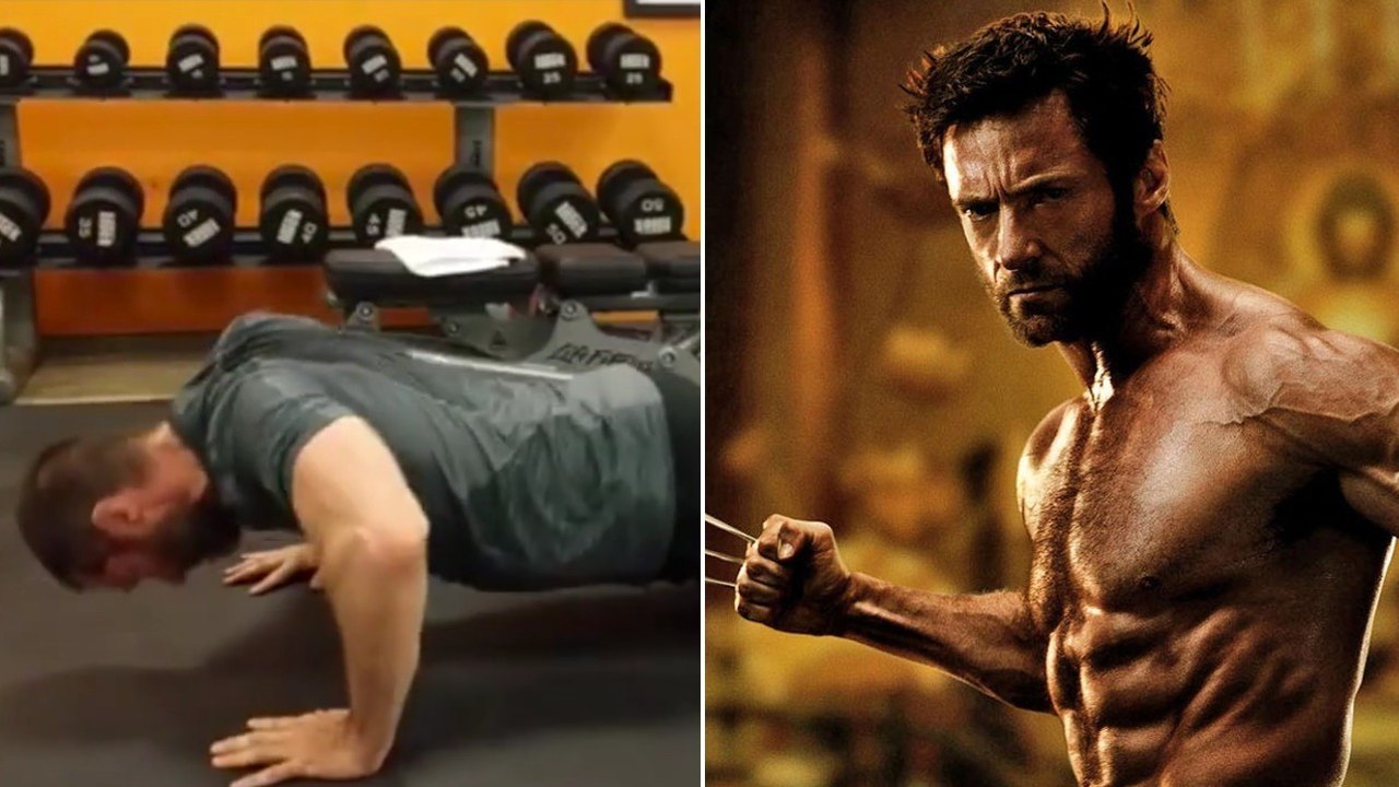 Hugh Jackman zeigt, welche Trainingstechnik er benutzt, um sich in Wolverine zu verwandeln