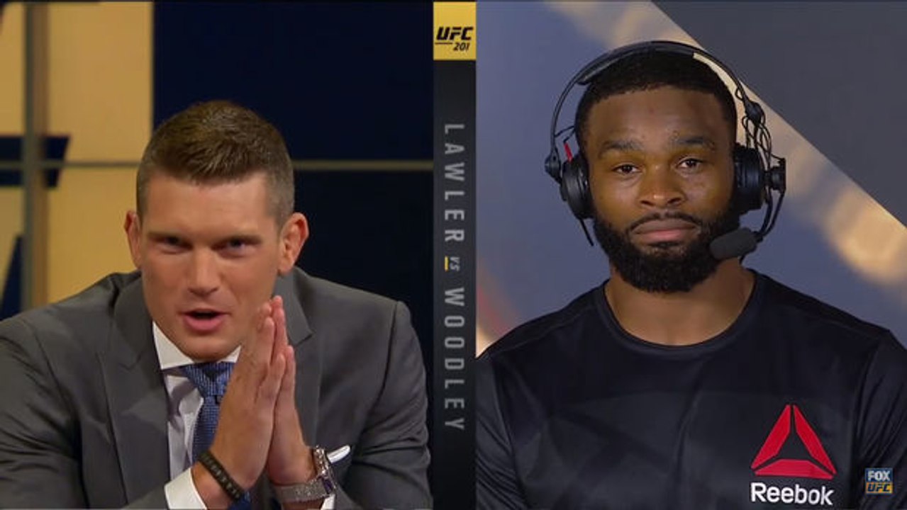 Tyron Woodley kündigt an, dass er gegen Georges St-Pierre oder Nick Diaz um die Titelverteidigung kämpfen will