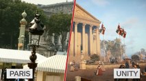 Assassin's Creed Unity : comparaison entre le Paris d'aujourd'hui et celui du jeu