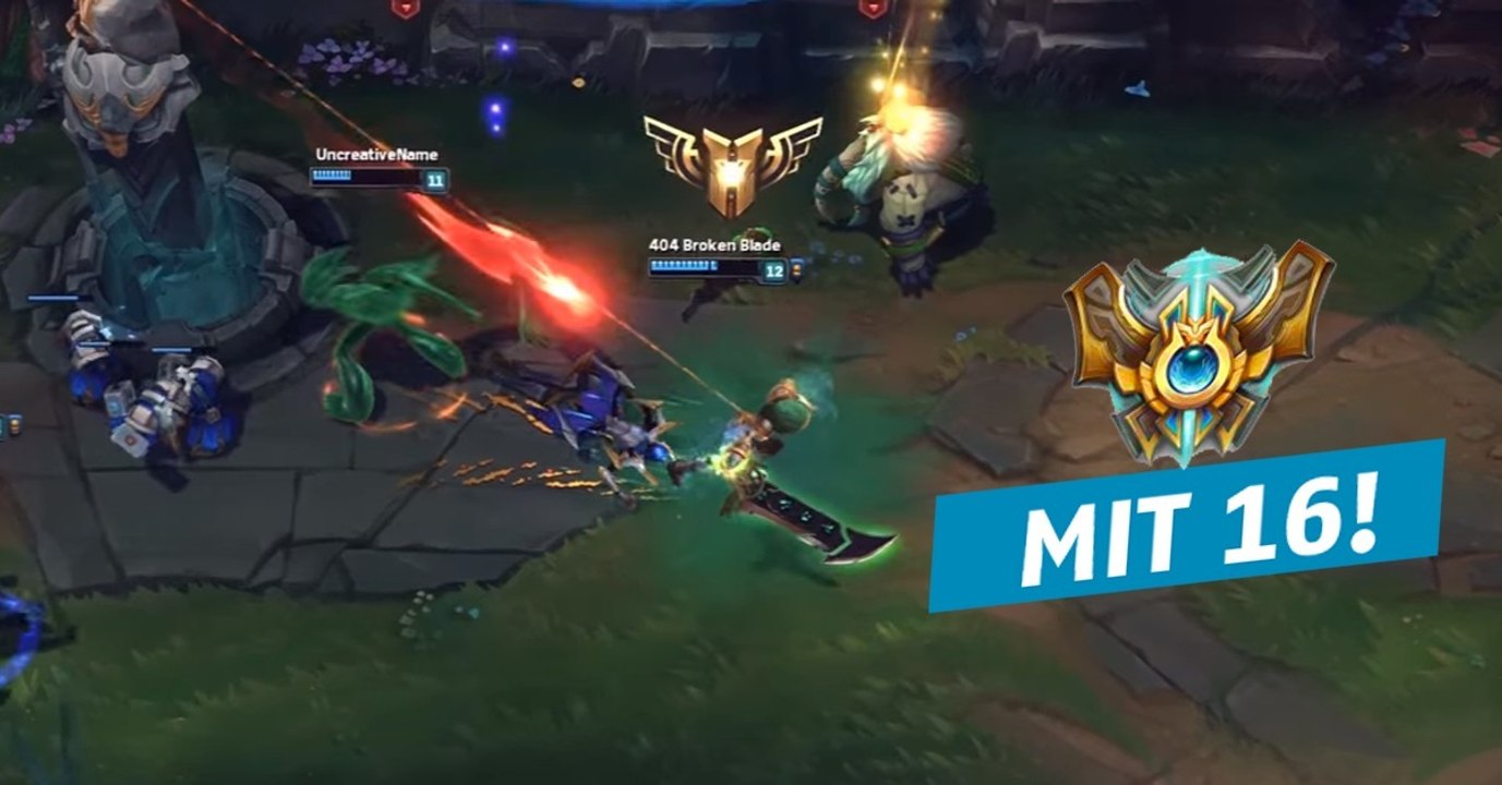 League of Legends: Dieser 16-jährige Teenager ist dank Riven auf Challenger-Niveau
