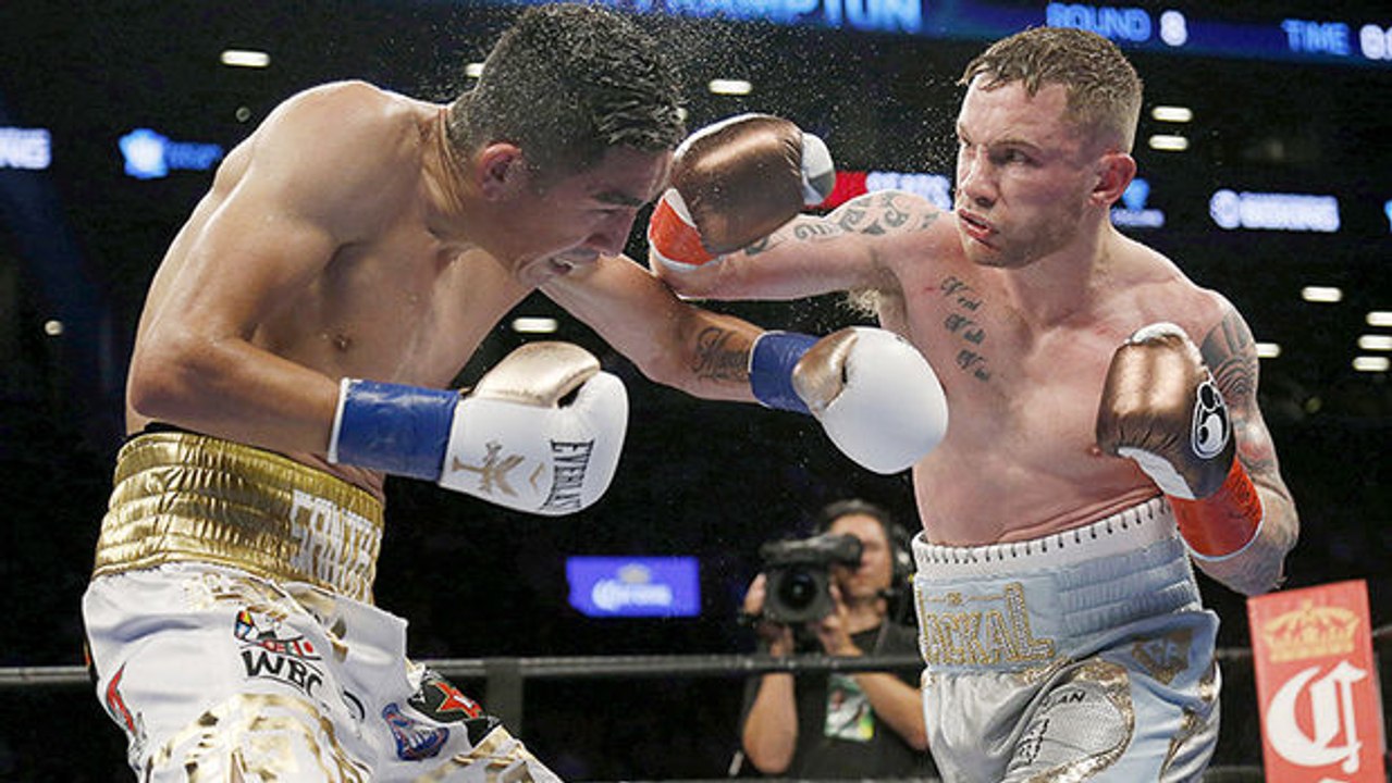 Carl Frampton ist nach einem tollen Kampf gegen Leo Santa Cruz neuer Weltmeister in zwei Gewichtsklassen