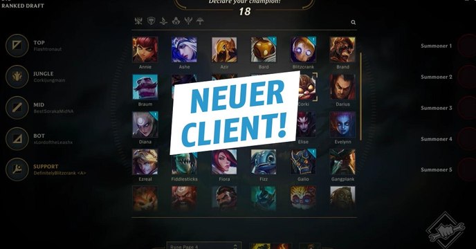 League of Legends: Vorschau auf den neuen LoL-Client