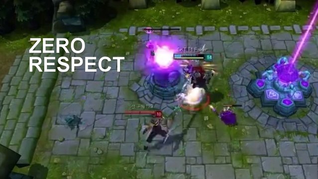 League of Legends : quand Zed n'a strictement aucun respect pour Jarvan IV