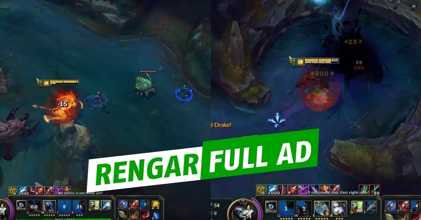 League of Legends: Rengar Full AD? Zerstörungsmaschine!